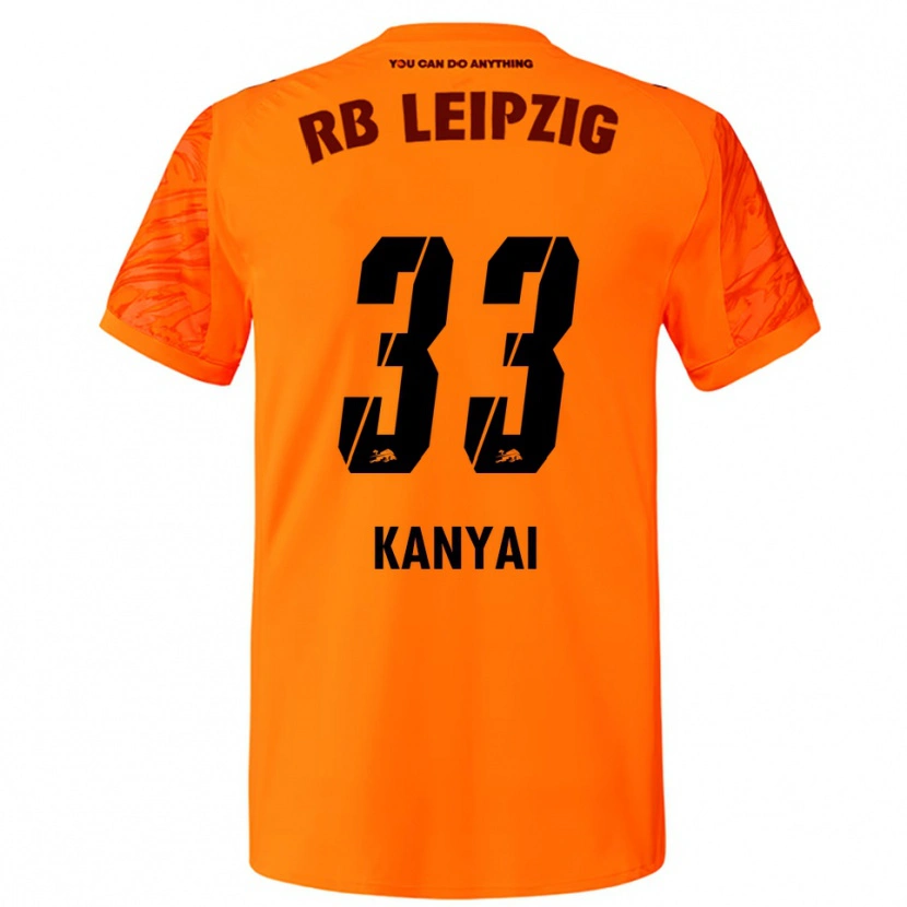 Danxen Herren János Kányai #33 Trikot Orange Rot Torwarttrikot 2025/26