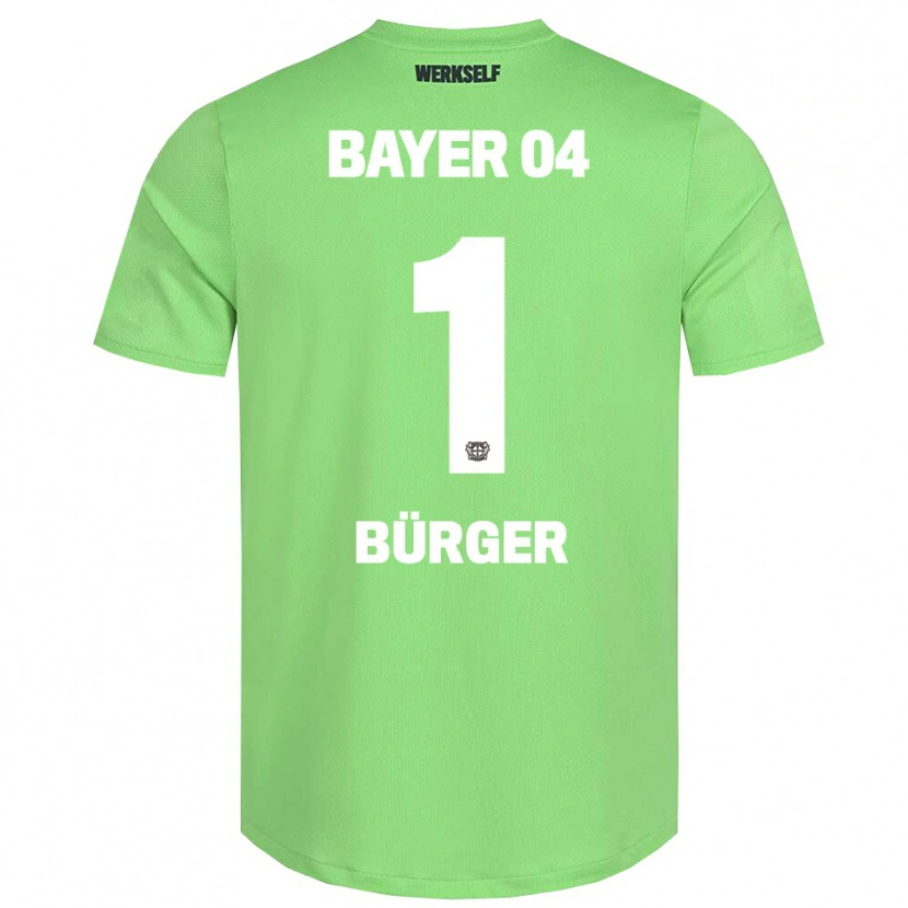 Danxen Herren Elias Bürger #1 Trikot Hellgrün Weiß Torwarttrikot 2025/26