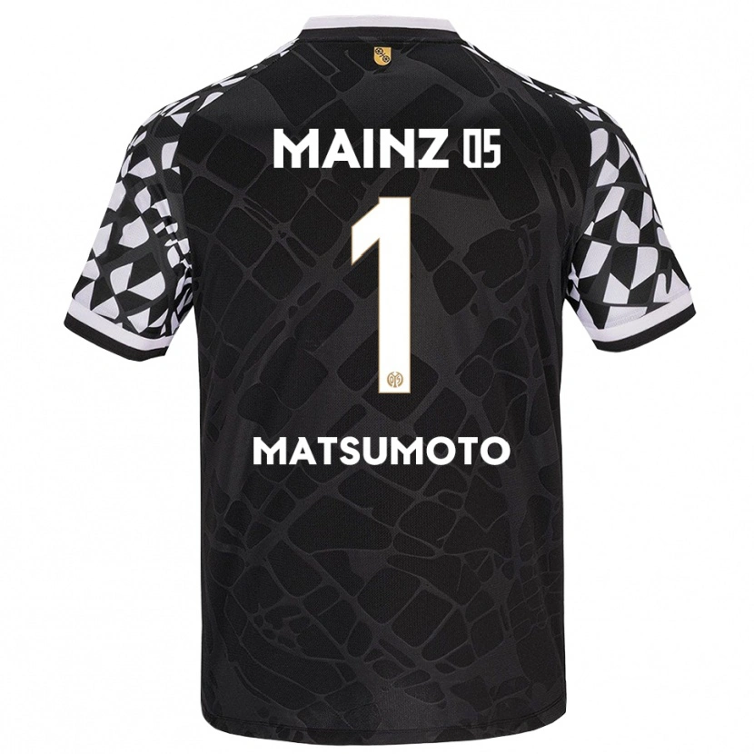 Danxen Herren Mamiko Matsumoto #1 Trikot Schwarz Weiß Torwarttrikot 2025/26
