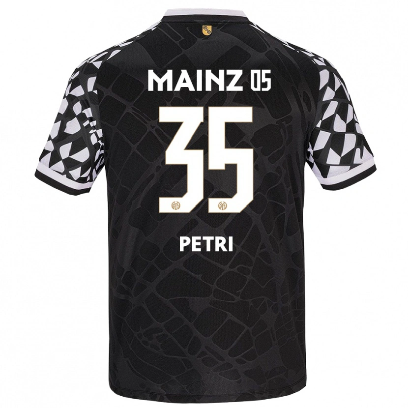 Danxen Herren Jolina Petri #35 Trikot Schwarz Weiß Torwarttrikot 2025/26