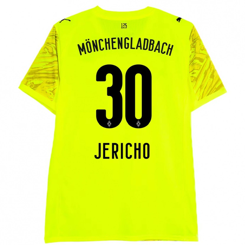 Danxen Herren Aidan Jericho #30 Trikot Gelb Schwarz Torwarttrikot 2025/26
