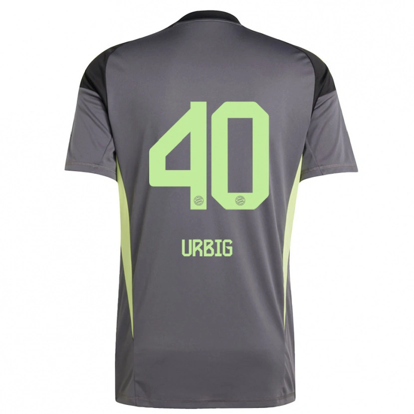 Danxen Herren Jonas Urbig #40 Trikot Schwarz Grün Gelb Torwarttrikot 2025/26