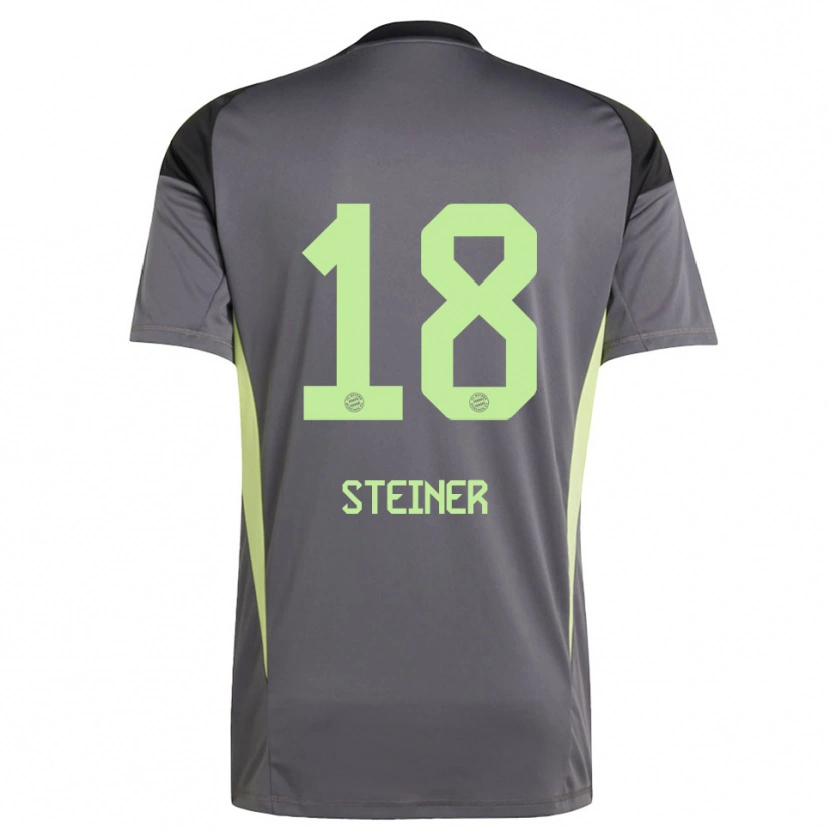Danxen Herren Michael Steiner #18 Trikot Schwarz Grün Gelb Torwarttrikot 2025/26