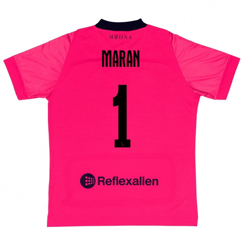 Danxen Herren Andrea Maran #1 Trikot Tiefrosa Schwarz Torwarttrikot 2025/26