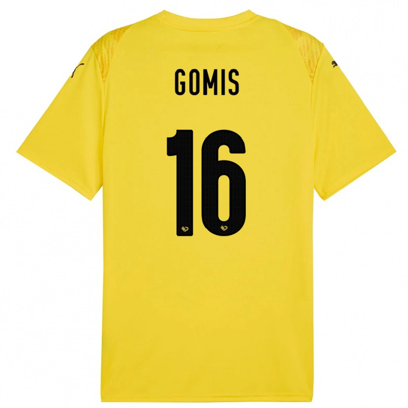 Danxen Herren Alfred Gomis #16 Trikot Gelb Schwarz Torwarttrikot 2025/26