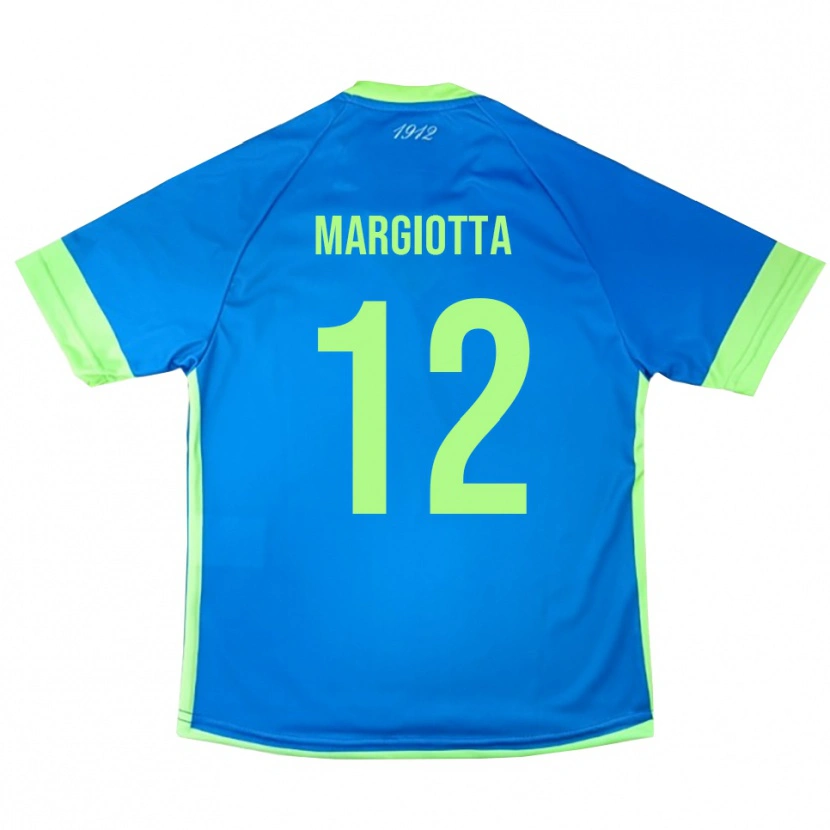 Danxen Herren Manuele Margiotta #12 Trikot Blau Grün Gelb Torwarttrikot 2025/26