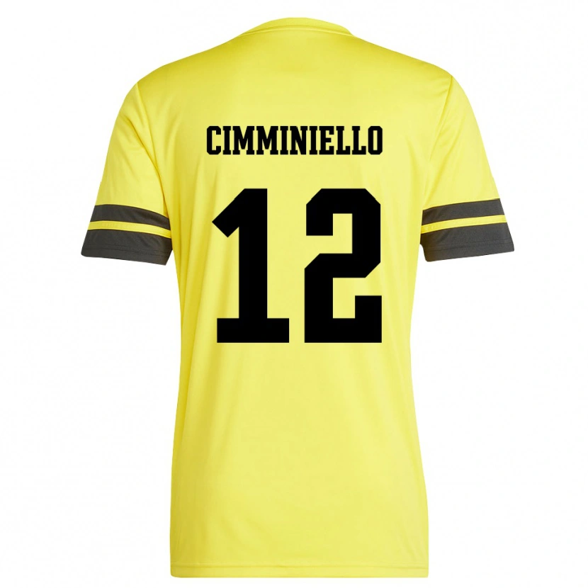 Danxen Herren Leon Cimminiello #12 Trikot Gelb Schwarz Torwarttrikot 2025/26