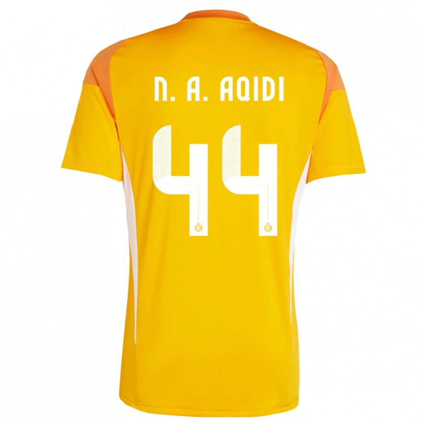 Danxen Herren Nawaf Al-Aqidi #44 Trikot Orange Gelb Weiß Torwarttrikot 2025/26