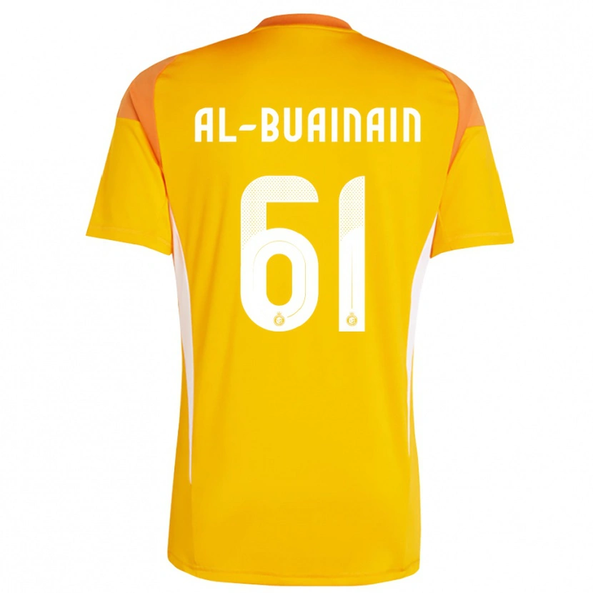 Danxen Herren Mubarak Al-Buainain #61 Trikot Orange Gelb Weiß Torwarttrikot 2025/26