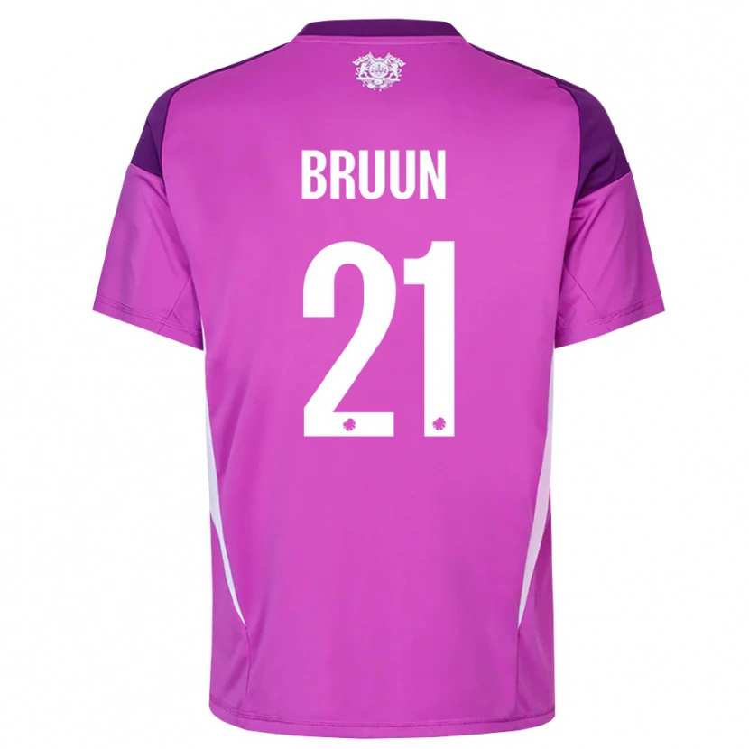 Danxen Herren Alfred Bruun #21 Trikot Flieder Lila Weiß Torwarttrikot 2025/26
