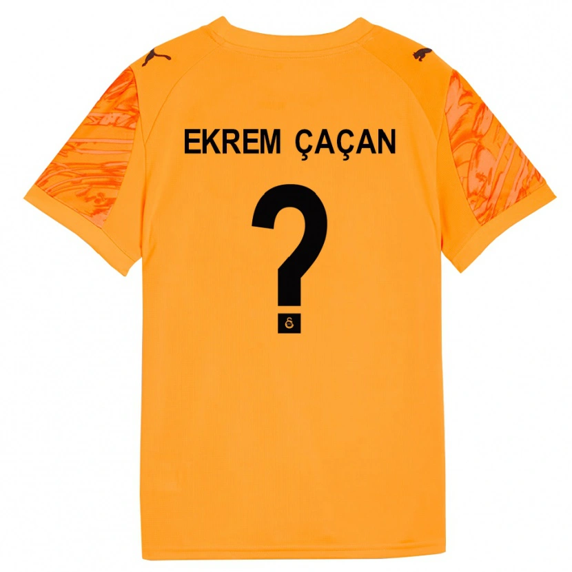 Danxen Herren Yağız Ekrem Çaçan #0 Trikot Dunkles Orange Schwarz Torwarttrikot 2025/26