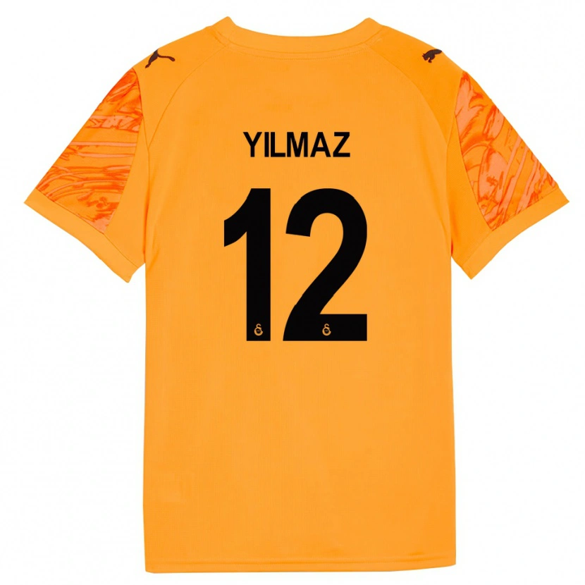Danxen Herren Arda Yılmaz #12 Trikot Dunkles Orange Schwarz Torwarttrikot 2025/26