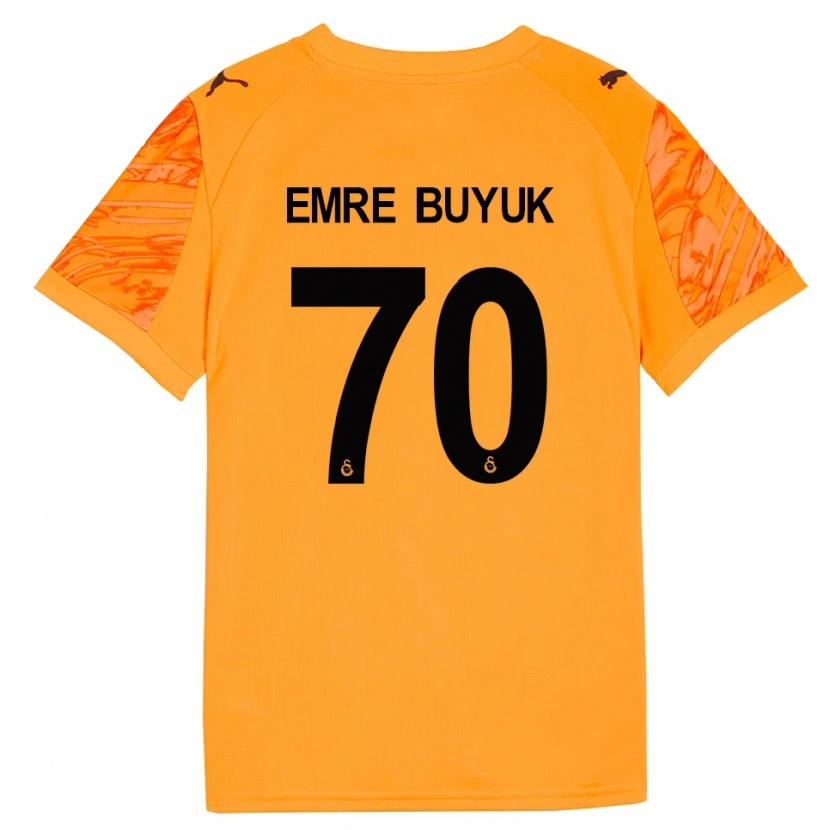Danxen Herren Enes Emre Büyük #70 Trikot Dunkles Orange Schwarz Torwarttrikot 2025/26