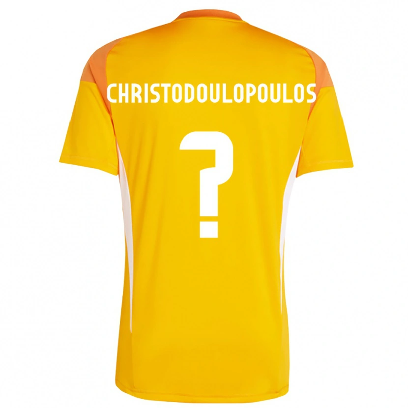 Danxen Herren Giannis Christodoulopoulos #0 Trikot Orange Weiß Torwarttrikot 2025/26