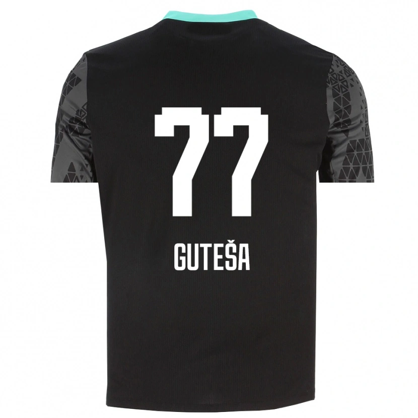 Danxen Herren Ivan Guteša #77 Trikot Dunkelgrau Schwarz Torwarttrikot 2025/26