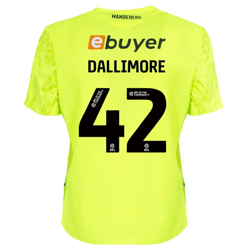 Danxen Herren Jack Dallimore #42 Trikot Leuchtendes Grün Torwarttrikot 2025/26