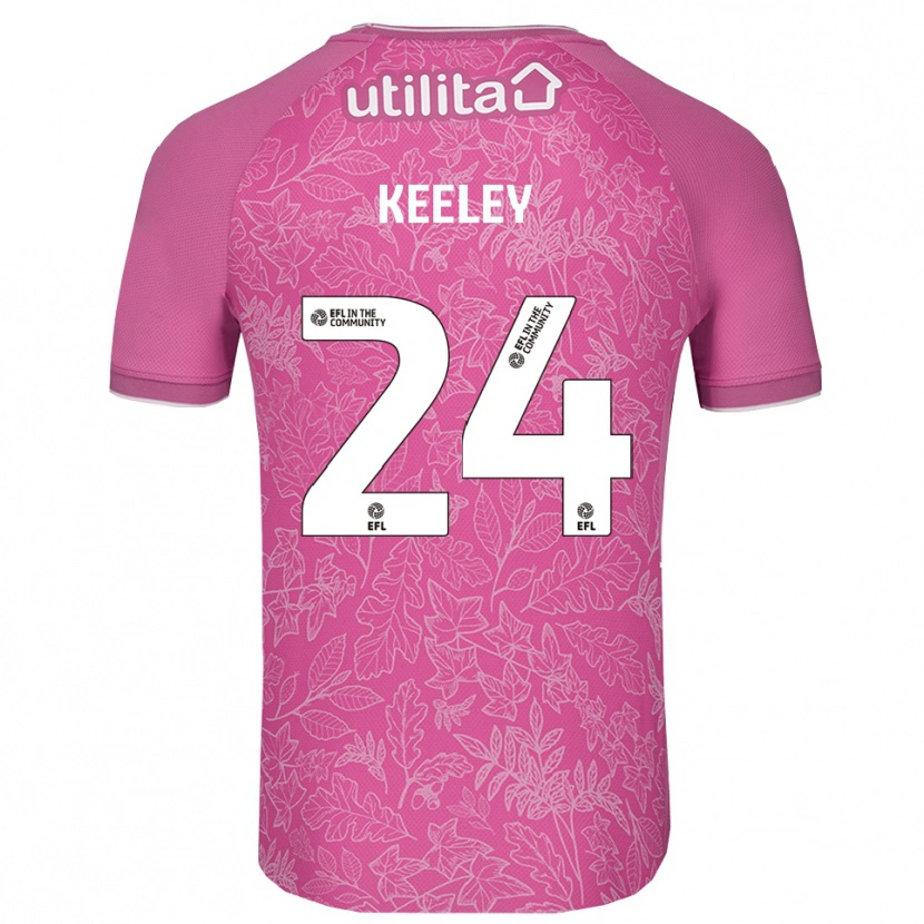 Danxen Herren Josh Keeley #24 Trikot Pink Schwarz Torwarttrikot 2025/26