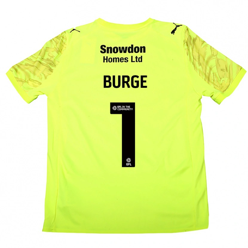Danxen Herren Lee Burge #1 Trikot Leuchtendes Grün Torwarttrikot 2025/26