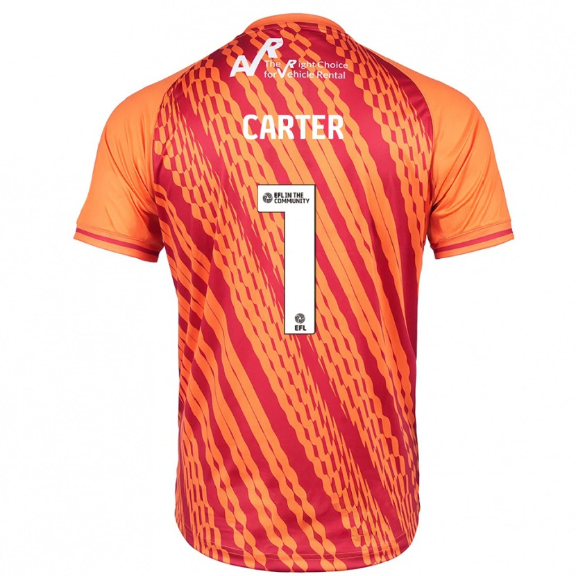 Danxen Herren Phoebe Carter #1 Trikot Orange Torwarttrikot 2025/26