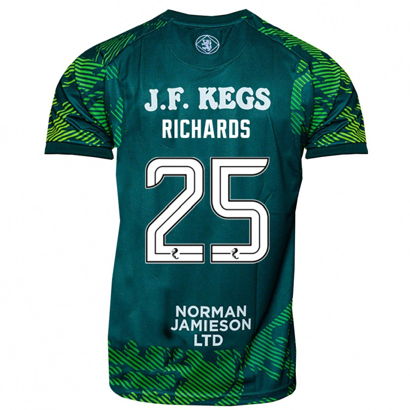 Danxen Herren Dave Richards #25 Trikot Grün Weiß Torwarttrikot 2025/26