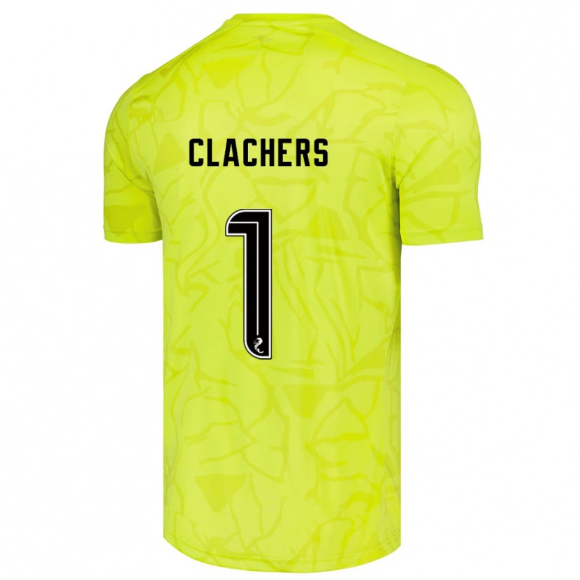 Danxen Herren Erin Clachers #1 Trikot Gelb Schwarz Torwarttrikot 2025/26