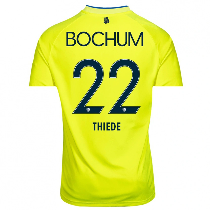 Danxen Herren Niclas Thiede #22 Trikot Gelb Grün Torwarttrikot 2025/26