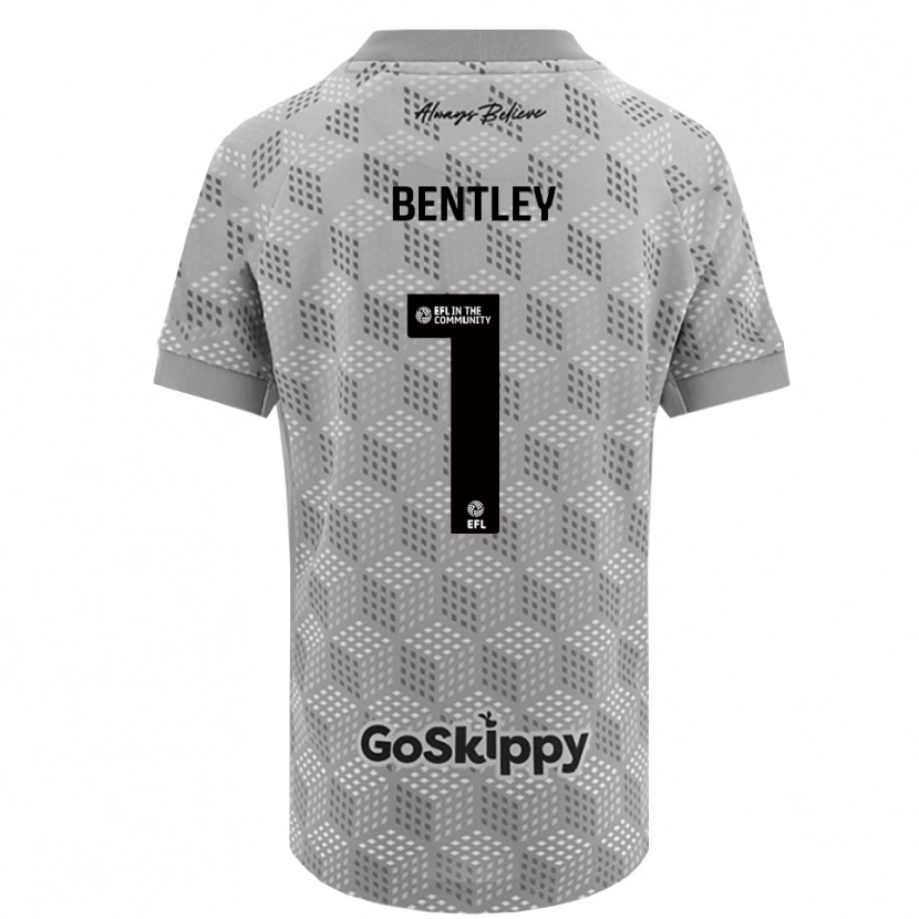 Danxen Herren Fran Bentley #1 Trikot Schwarz Grau Torwarttrikot 2025/26