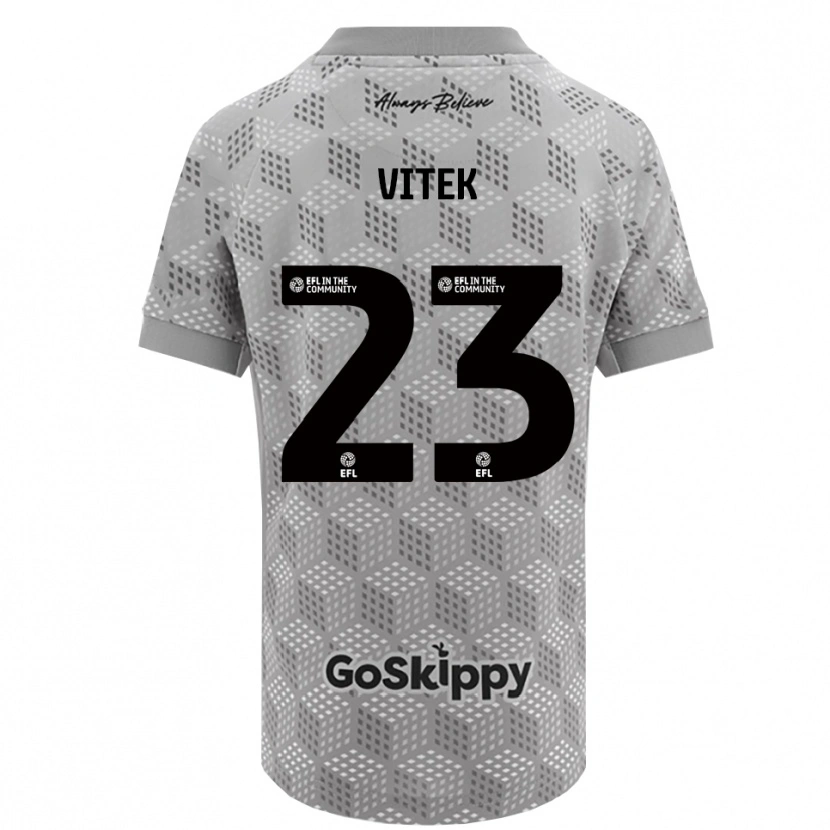 Danxen Herren Radek Vítek #23 Trikot Schwarz Grau Torwarttrikot 2025/26
