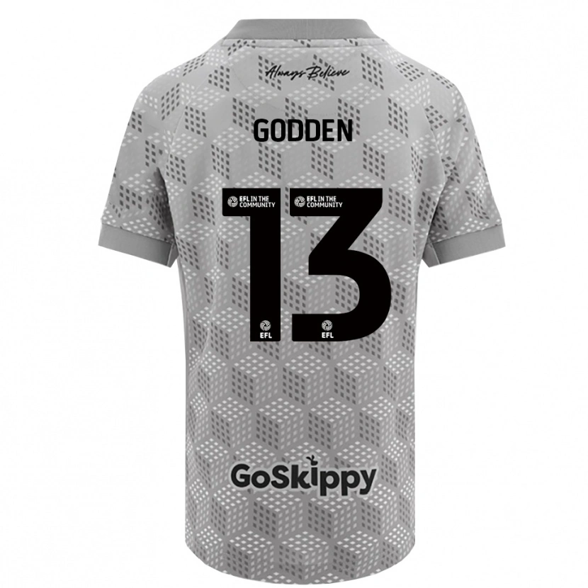 Danxen Herren Freddie Godden #13 Trikot Schwarz Grau Torwarttrikot 2025/26