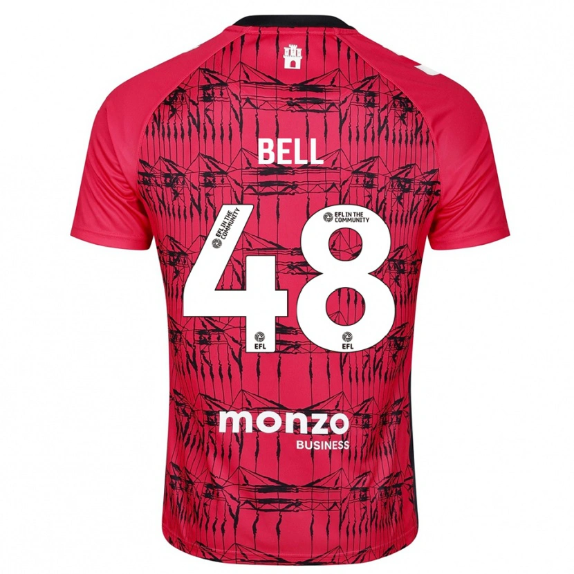 Danxen Herren Luke Bell #48 Trikot Rot Weiß Torwarttrikot 2025/26