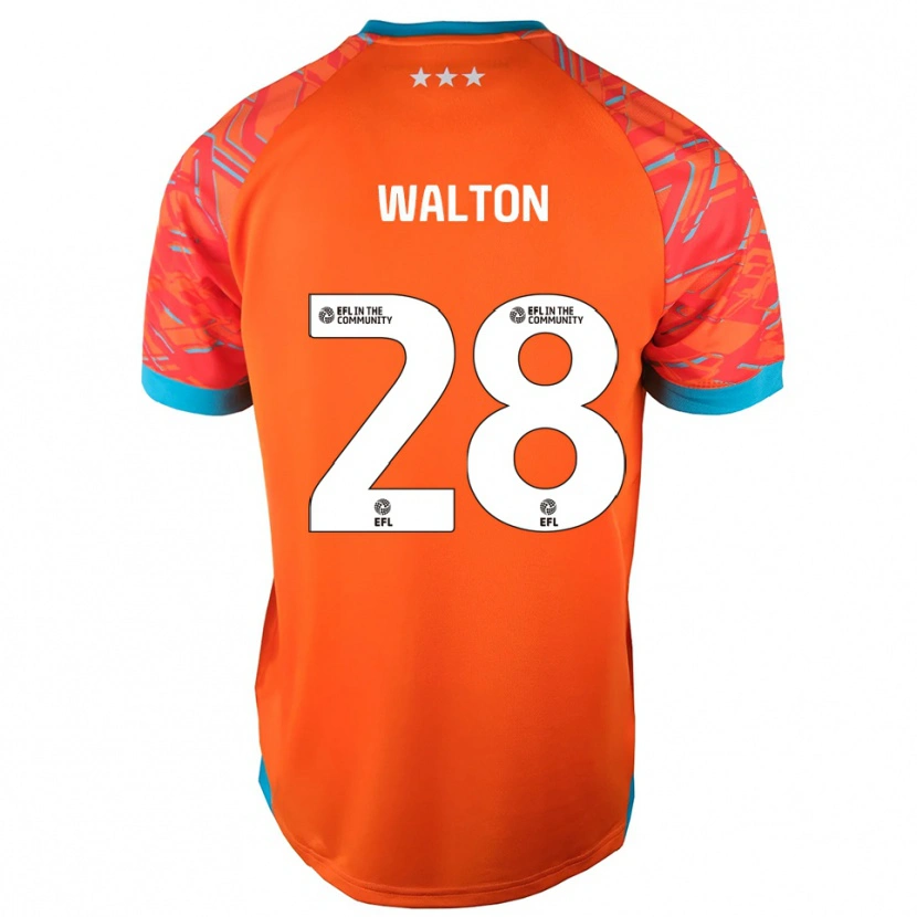 Danxen Herren Christian Walton #28 Trikot Orange Weiß Torwarttrikot 2025/26