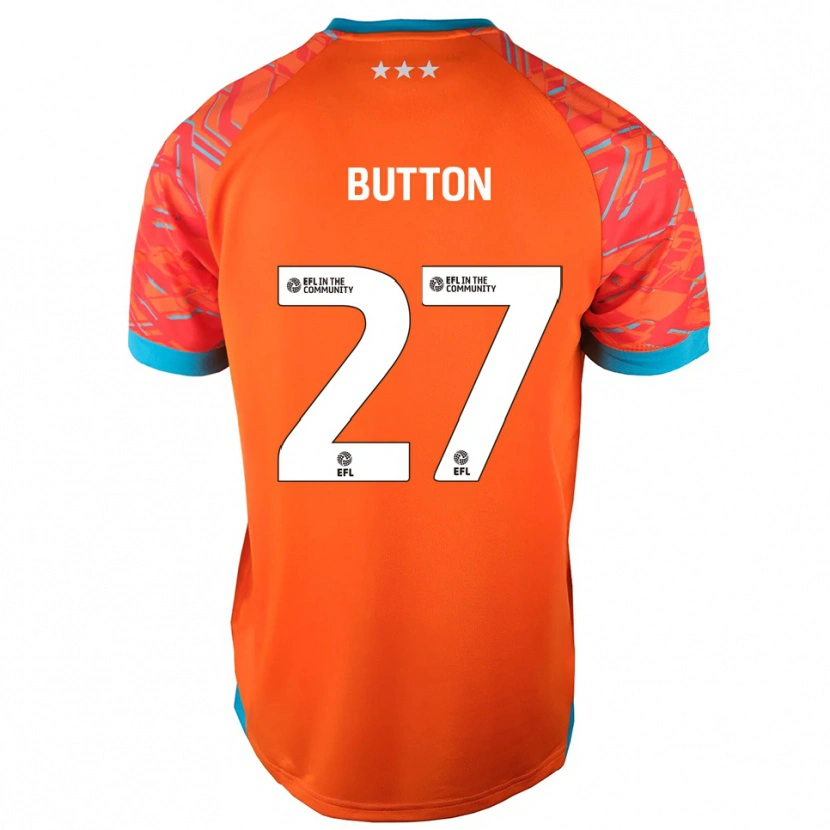 Danxen Herren David Button #27 Trikot Orange Weiß Torwarttrikot 2025/26