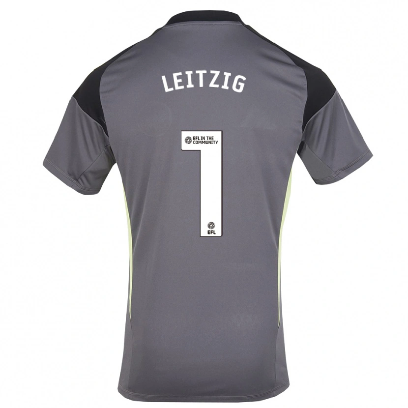 Danxen Herren Janina Leitzig #1 Trikot Grau Weiß Torwarttrikot 2025/26