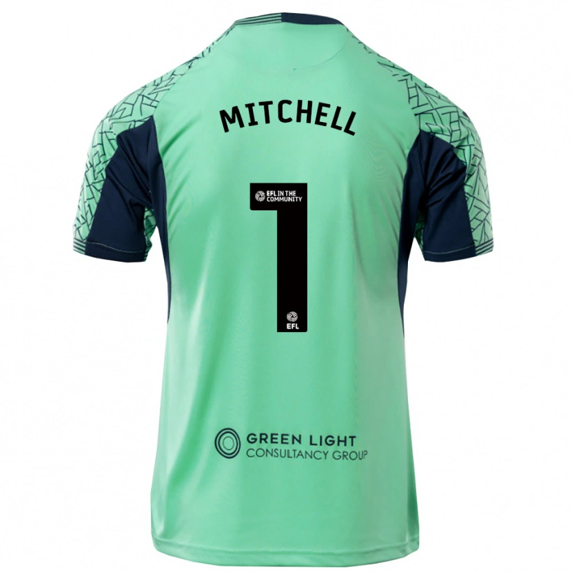 Danxen Herren Rylee Mitchell #1 Trikot Aqua Schwarz Torwarttrikot 2025/26