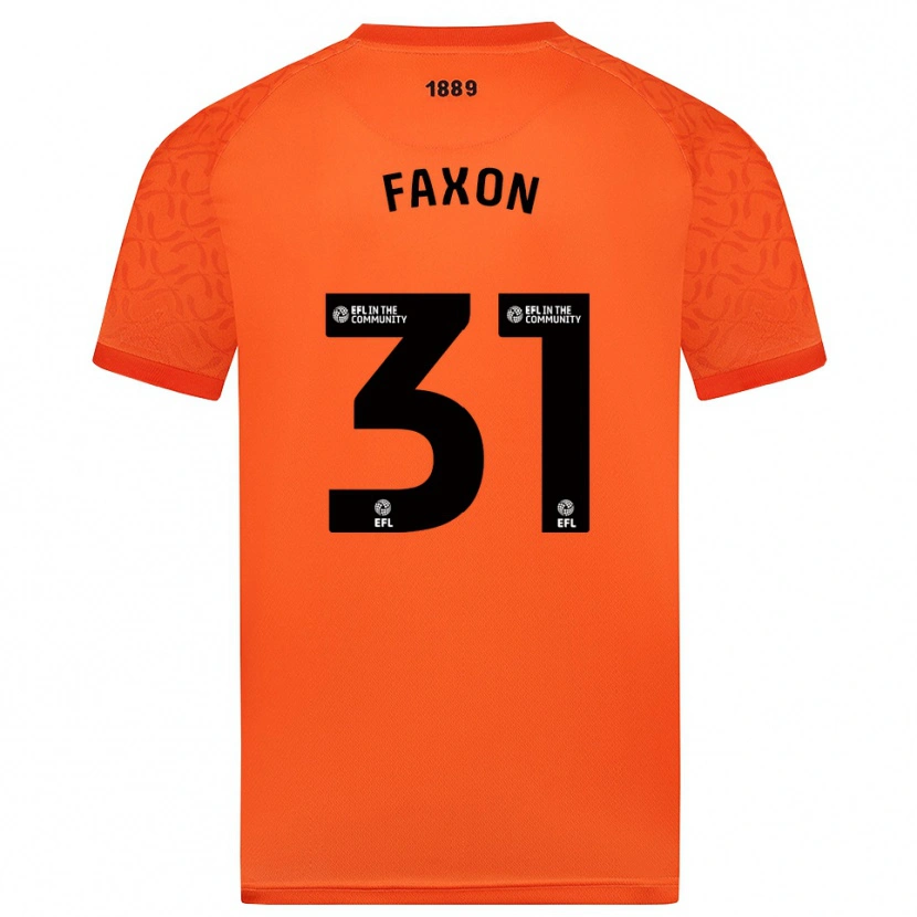 Danxen Herren Luke Faxon #31 Trikot Orange Schwarz Torwarttrikot 2025/26