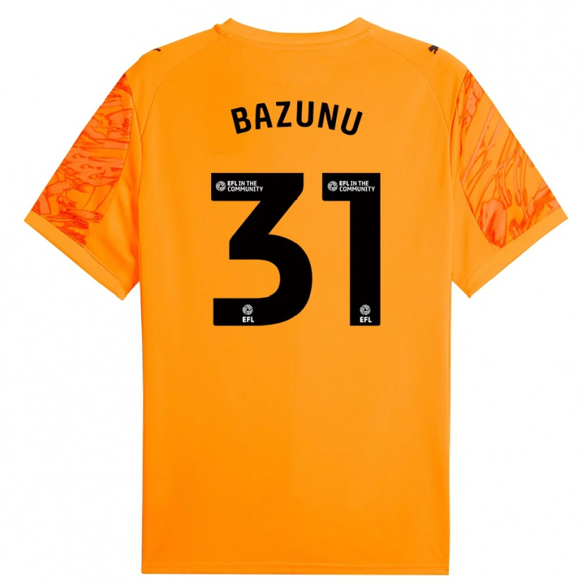 Danxen Herren Gavin Bazunu #31 Trikot Orange Schwarz Torwarttrikot 2025/26