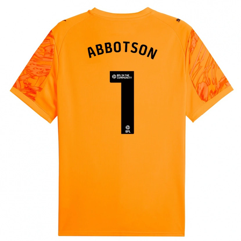 Danxen Herren Oscar Abbotson #1 Trikot Orange Schwarz Torwarttrikot 2025/26