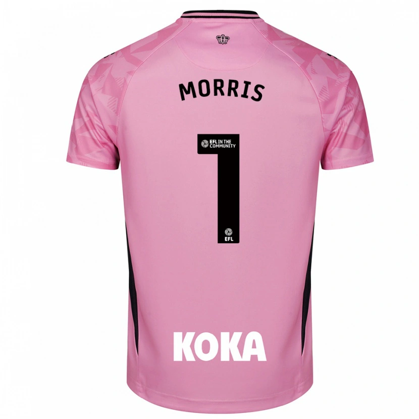 Danxen Herren Sam Morris #1 Trikot Hellpink Schwarz Torwarttrikot 2025/26