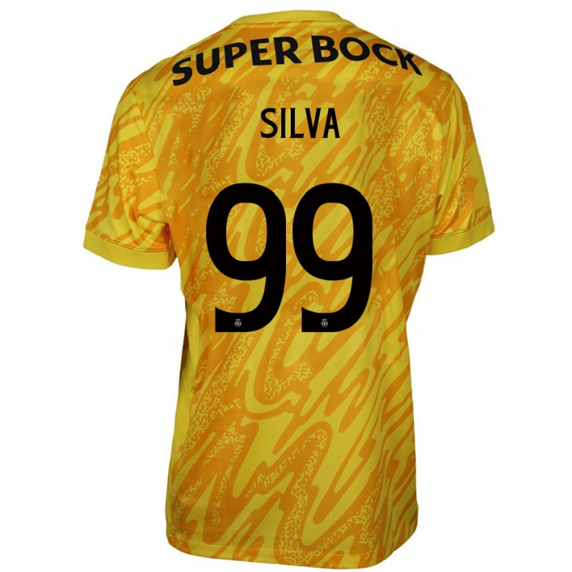 Danxen Herren Francisco Silva #99 Trikot Gelb Orange Torwarttrikot 2025/26