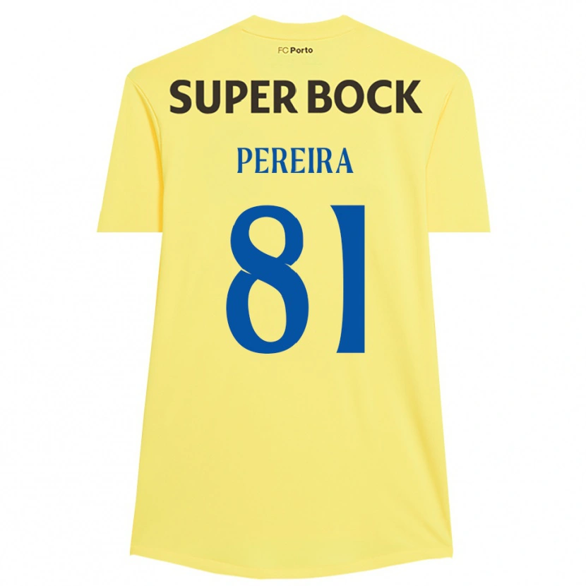 Danxen Herren Martim Pereira #81 Trikot Hellgelb Schwarz Torwarttrikot 2025/26