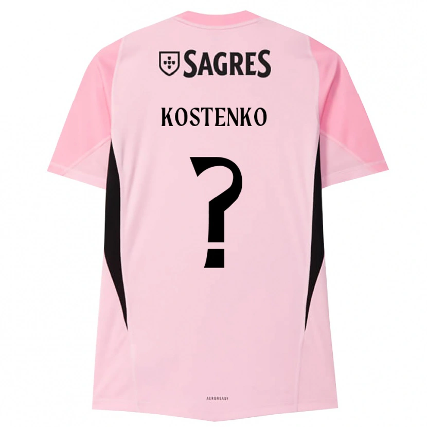 Danxen Herren Igor Kostenko #0 Trikot Rosa Schwarz Torwarttrikot 2025/26
