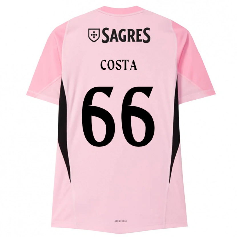 Danxen Herren Rute Costa #66 Trikot Rosa Schwarz Torwarttrikot 2025/26