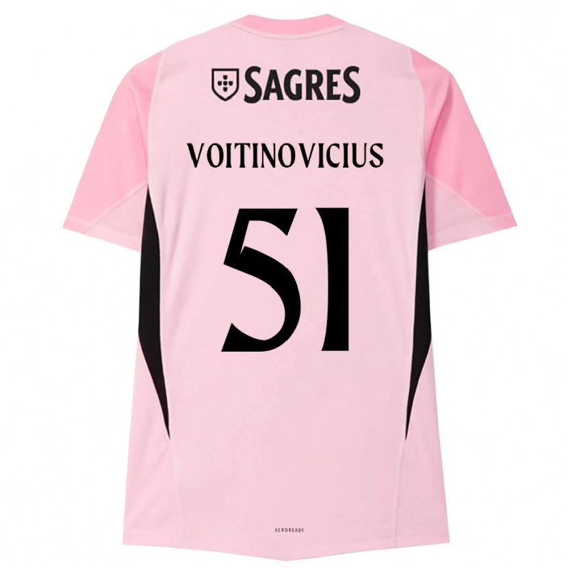 Danxen Herren Arnas Voitinovičius #51 Trikot Rosa Schwarz Torwarttrikot 2025/26