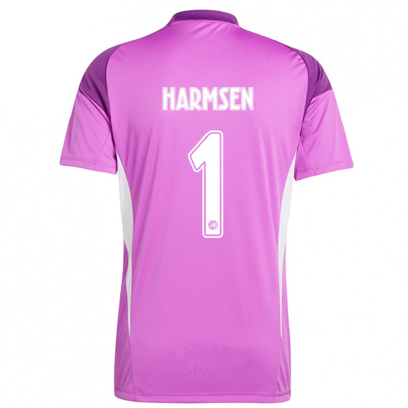 Danxen Herren Tymo Harmsen #1 Trikot Hellviolett Weiß Torwarttrikot 2025/26