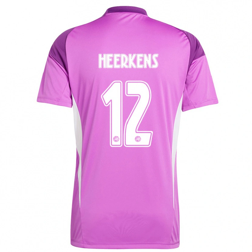 Danxen Herren Joeri Heerkens #12 Trikot Hellviolett Weiß Torwarttrikot 2025/26