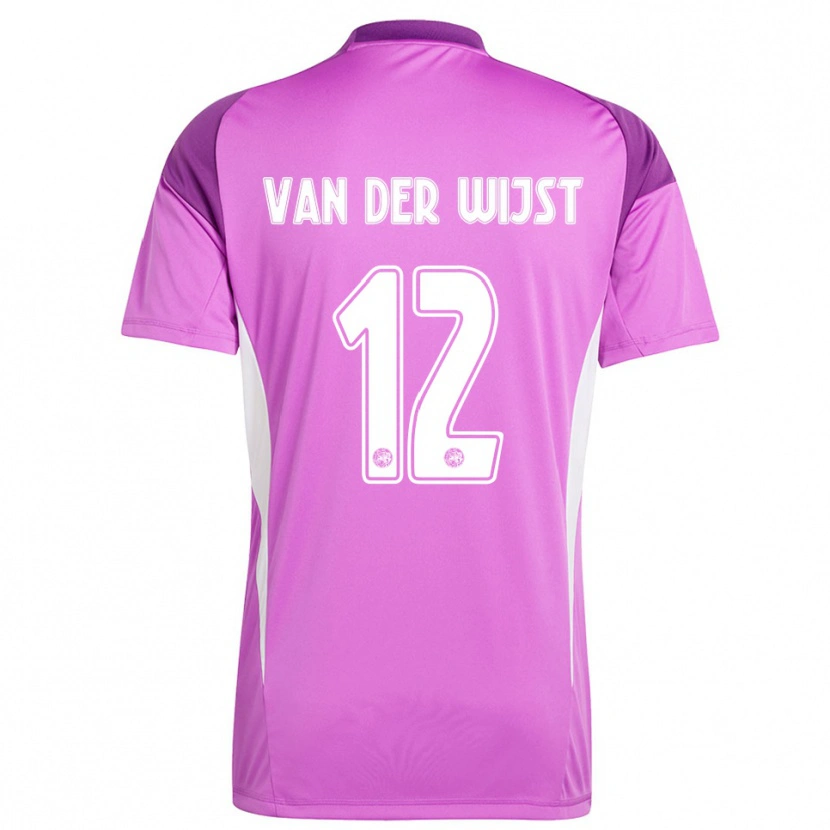 Danxen Herren Giovanni van der Wijst #12 Trikot Hellviolett Weiß Torwarttrikot 2025/26