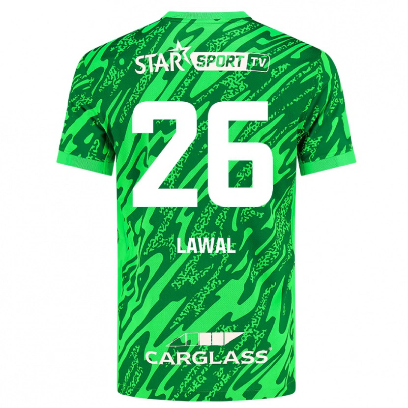 Danxen Herren Tobias Lawal #26 Trikot Tiefgrün Weiß Torwarttrikot 2025/26