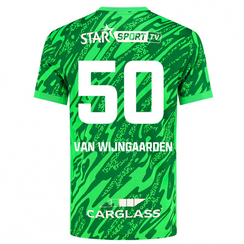 Danxen Herren Maren Van Wijngaarden #50 Trikot Tiefgrün Weiß Torwarttrikot 2025/26