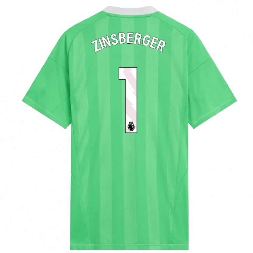 Danxen Herren Manuela Zinsberger #1 Trikot Hellgrün Weiß Torwarttrikot 2025/26