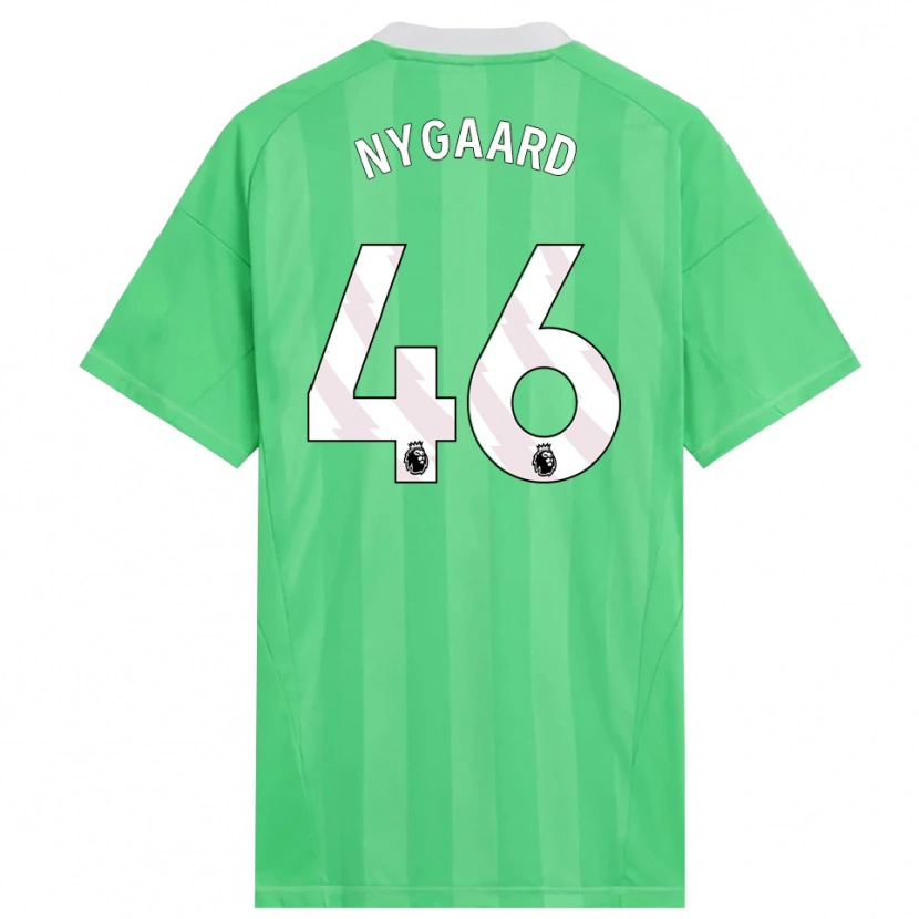 Danxen Herren Lucas Nygaard #46 Trikot Hellgrün Weiß Torwarttrikot 2025/26